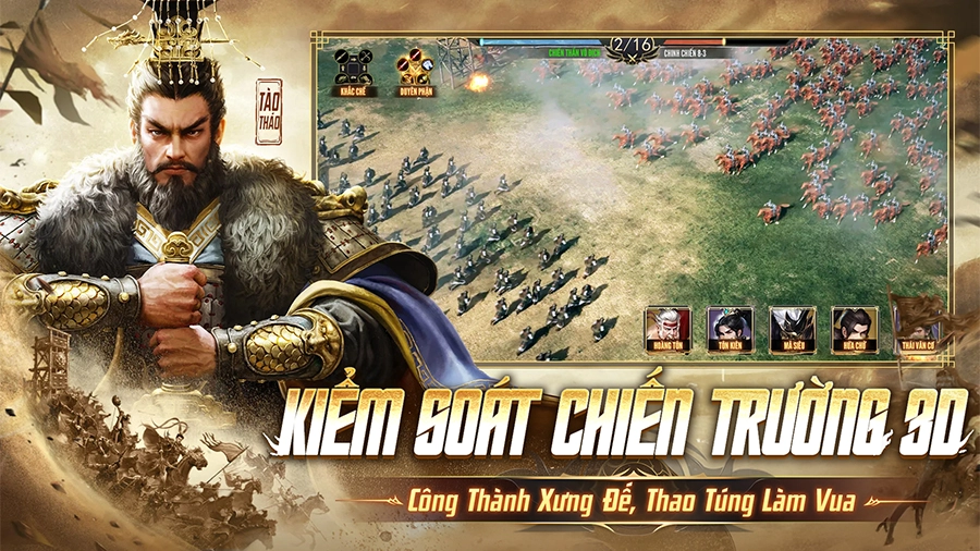 Code Thao Túng Tam Quốc và hướng dẫn cách nhập