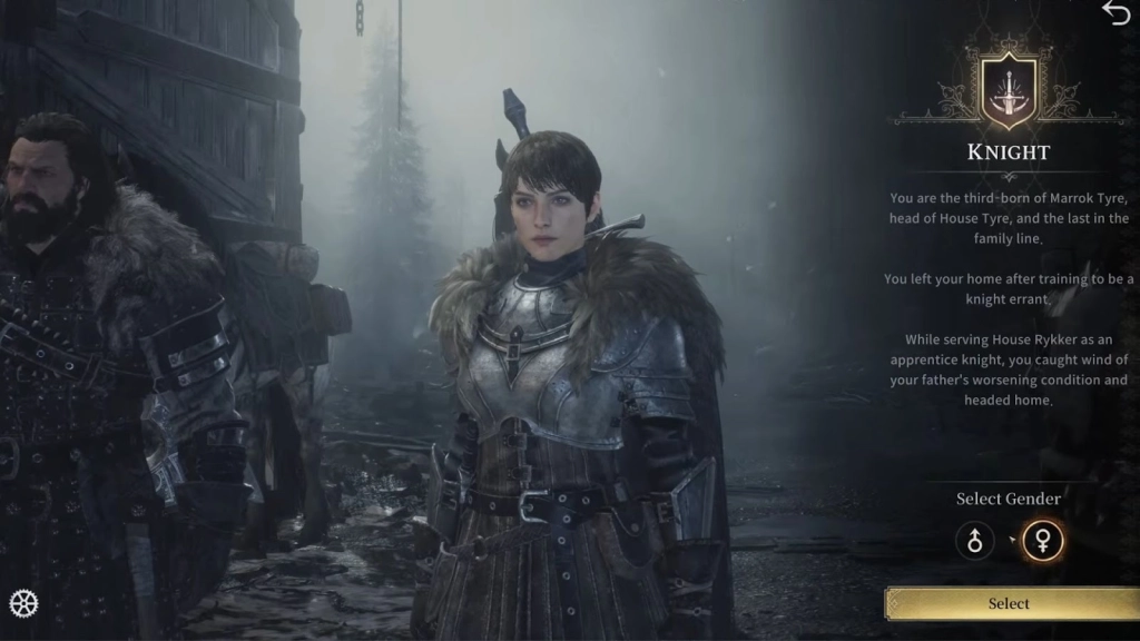 Choose the Character Class