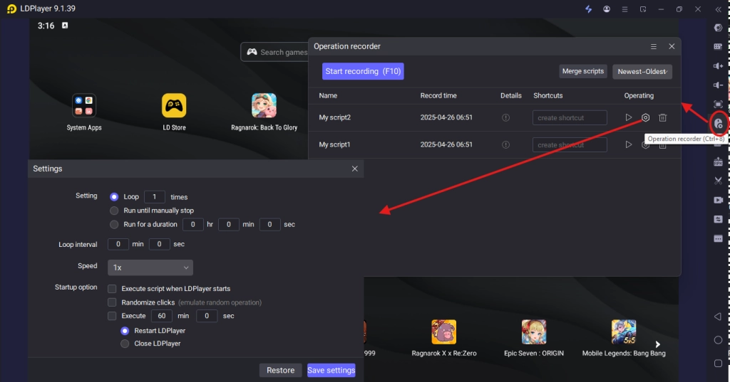 Operation Recorder for Automating Repetitive Tasks