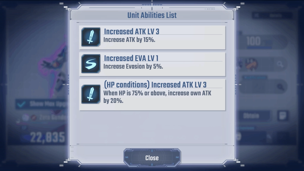 Unit Abilities