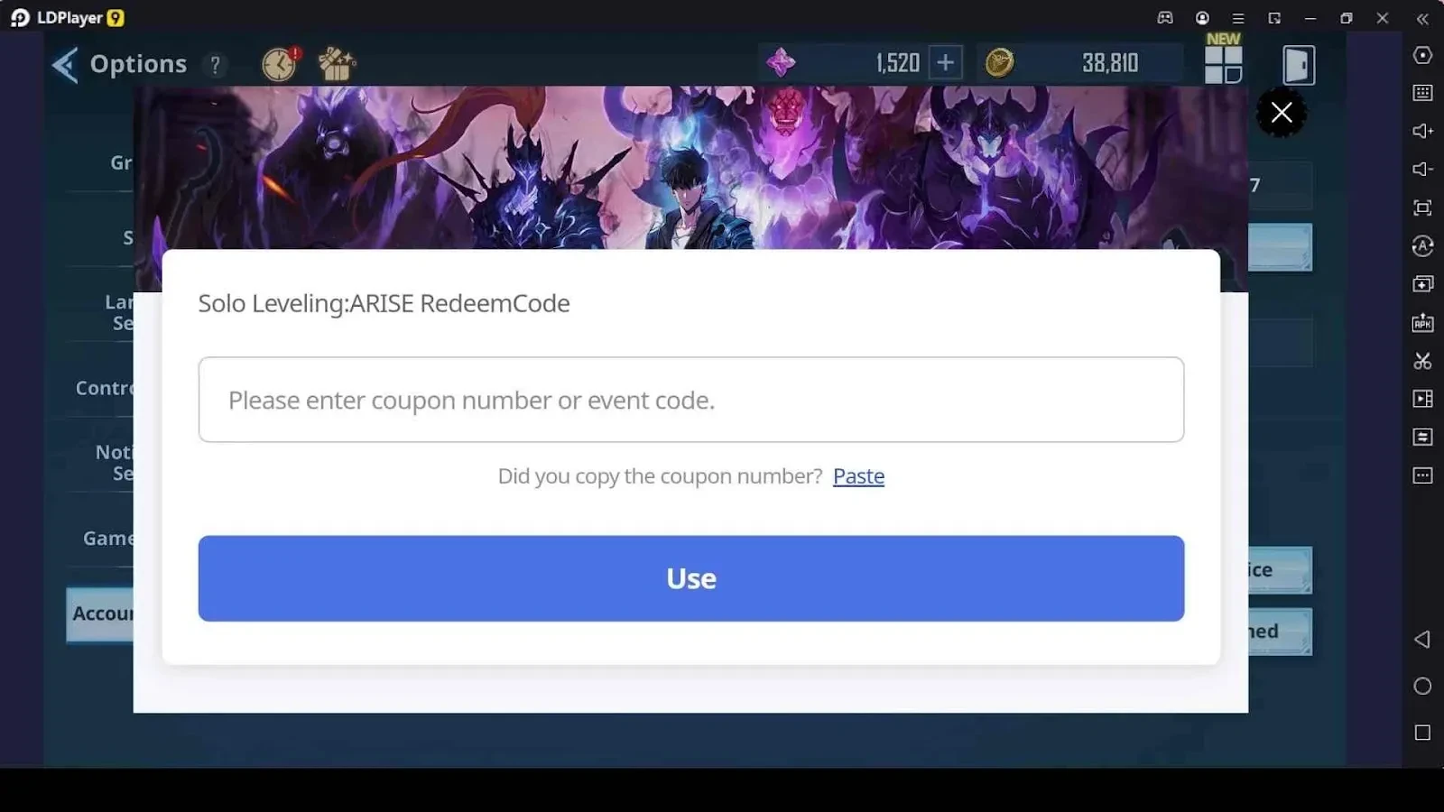 Use Your Redeem Codes