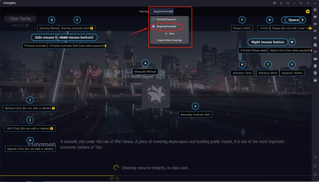 Arknights Pause-Deploy Trick Keymapping Overview
