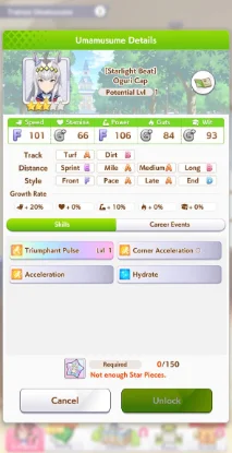 Oguri Cap Skills and Abilities