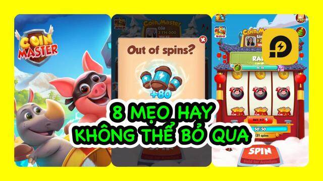 Coin Master: 8 Mẹo Hay Không Nên Bỏ Qua