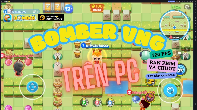 Hướng dẫn chơi Bomber VNG trên PC mượt như Boom Online và các tính năng ưu việt trên LDPlayer