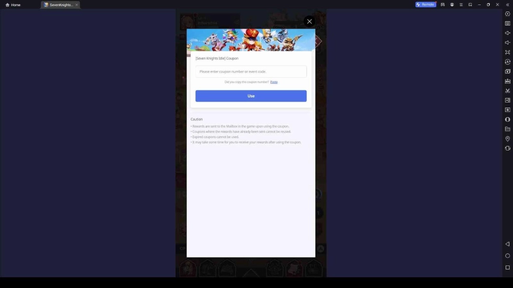 How to Redeem Codes in Seven Knights Idle Adventure