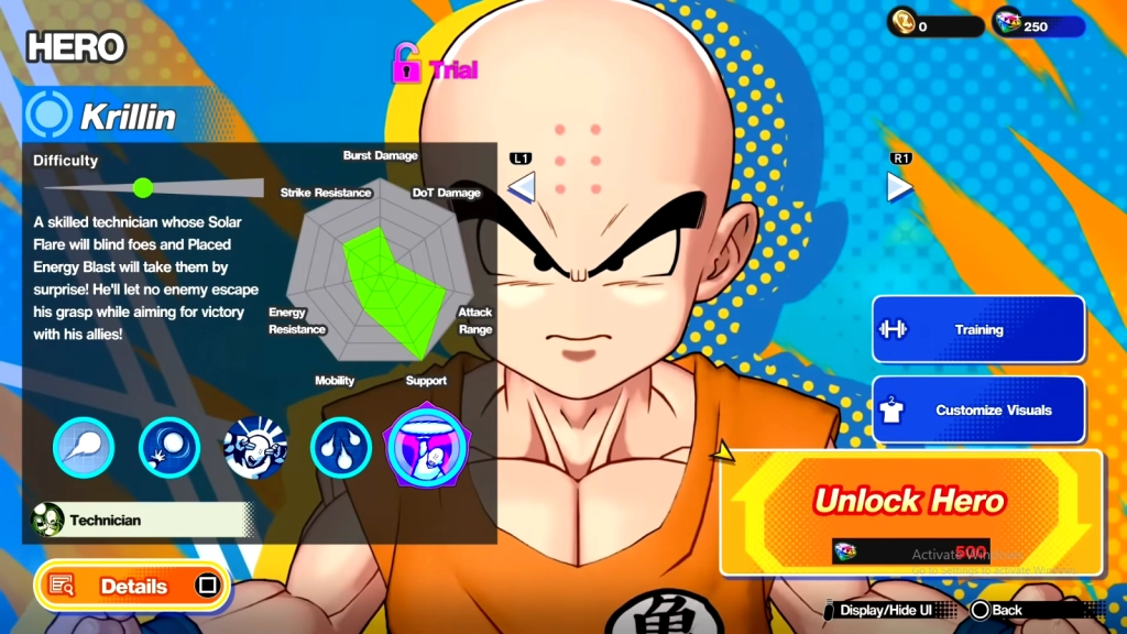 Krillin (Technical