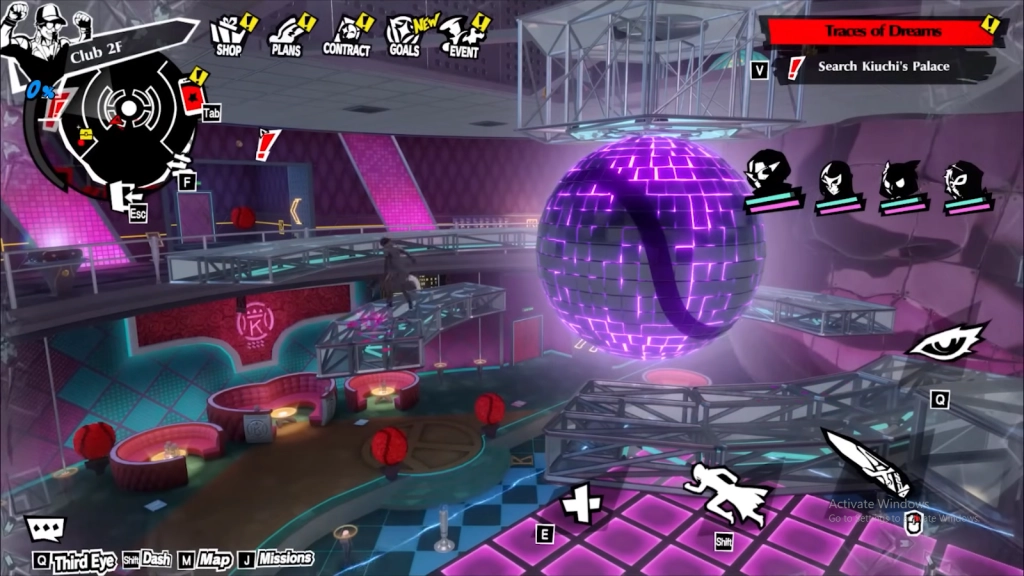 Explore the Overworld and Mementos