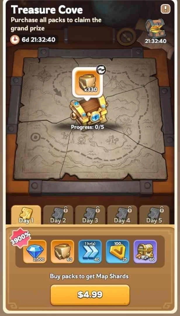 How Kingshot Treasure Cove Works