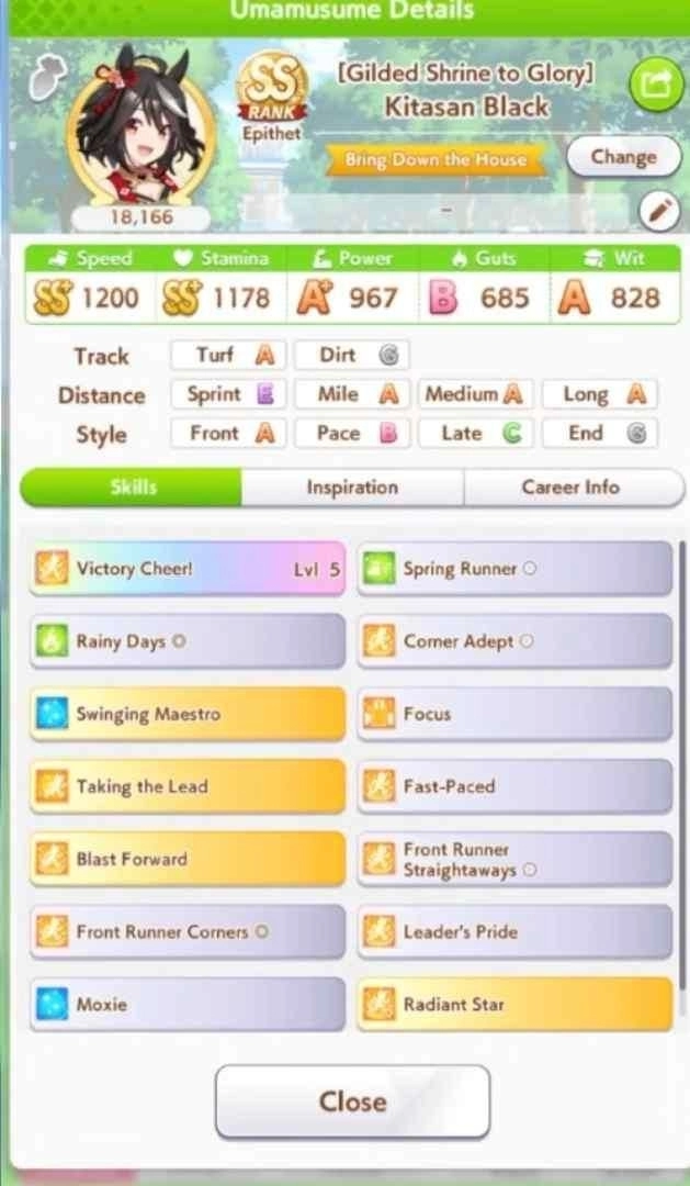 Recommended Skills for Kitasan Black Recommended Skills for Kitasan Black