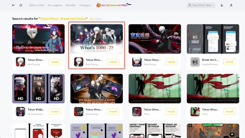 How to Download and Play Tokyo Ghoul : Break the Chains on PC