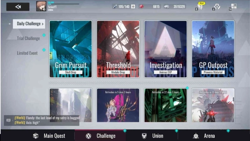 Complete the Challenges