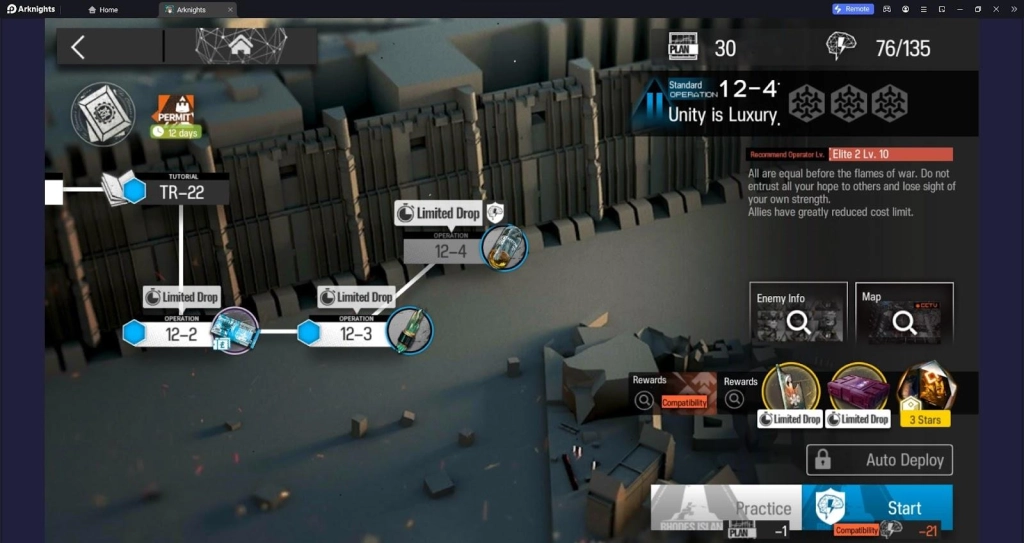 Arknights Main Story Chapter 12 - All Quiet Under The Thunder Release Guide