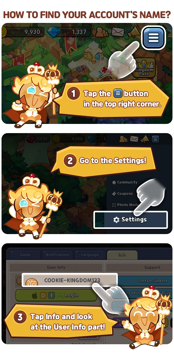 Cookie Run: Kingdom วิธีหาคูปองแลกโค้ดรับของขวัญ (Redeem Coupon Code)