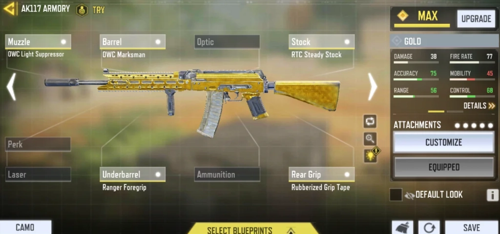 AK-117 COD Mobile