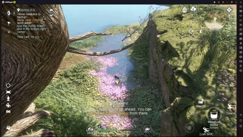 Mengerjakan Main Quest mengambil air di Sword of Justice.