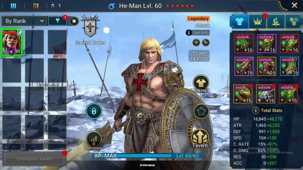 RAID: Shadow Legends He-Man Build RAID: Shadow Legends He-Man Build
