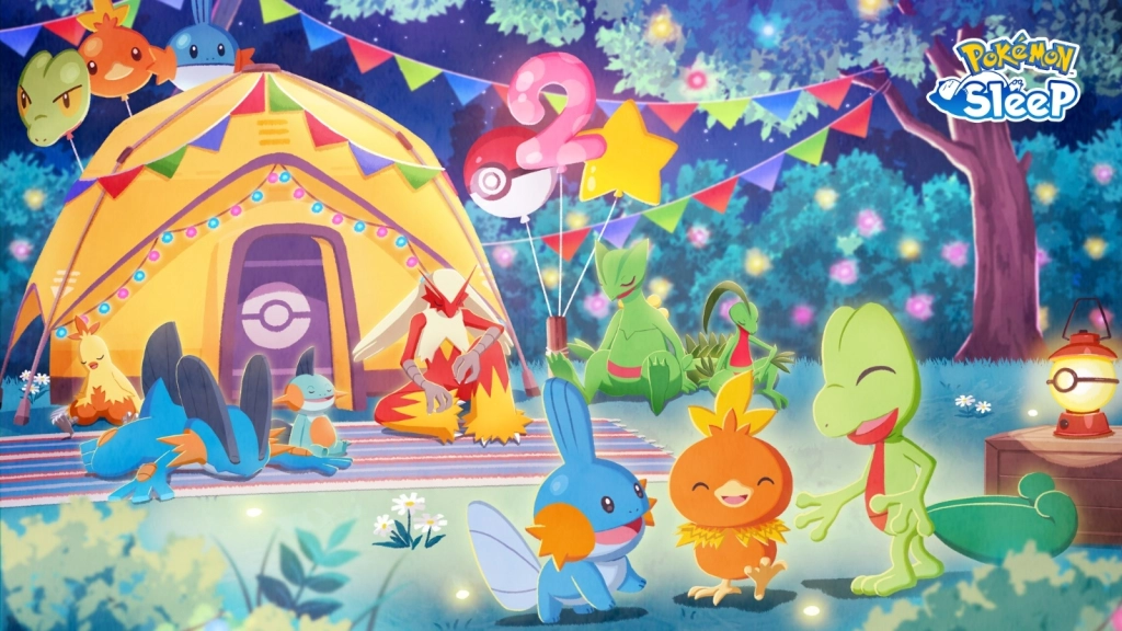 睡眠遊戲應用程式《Pokémon Sleep》  歡喜舉辦2週年紀念活動！