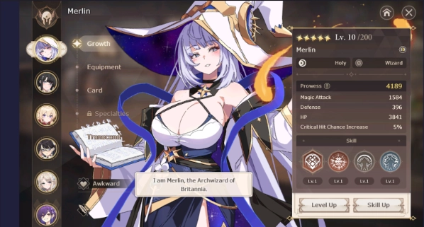 Merlin (Holy, Support):