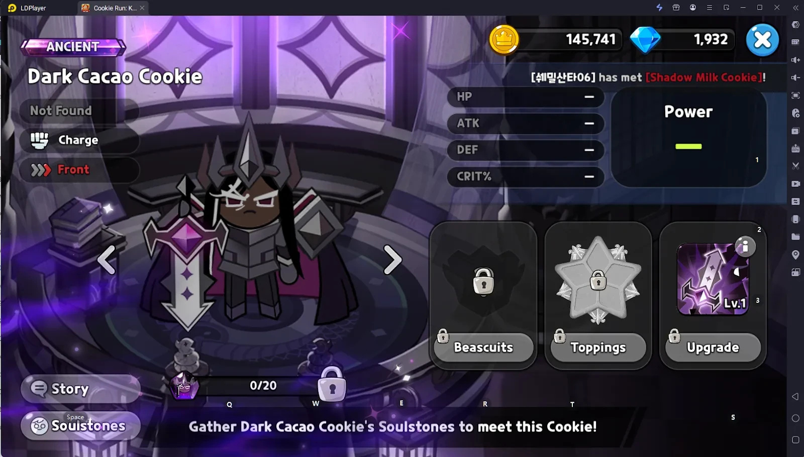 Cookie Run Kingdom Dark Cacao Cookie