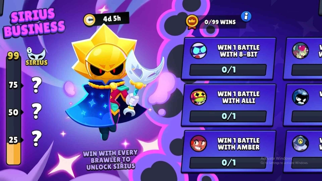 Win With Every Brawler Challenge