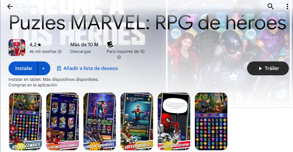 Juegos de Marvel con Deadpool y Wolverine para PC/Android