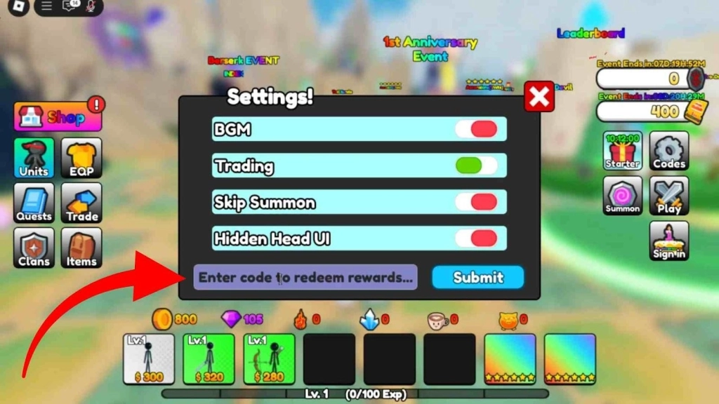 How to Redeem Stickman Tower Defense Codes