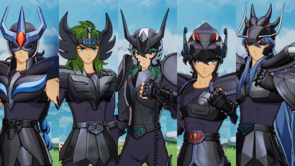 Black Saint Team / Pure R Team in Saint Seiya