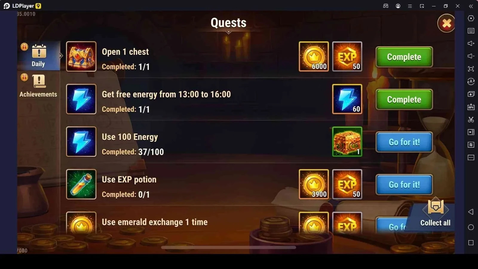 Complete Quests for Level Up Quickly 