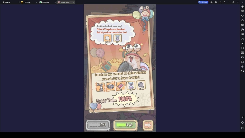 Super Snail: Idle RPG Gameplay Valuables Super Snail: Idle RPG Gameplay Valuables