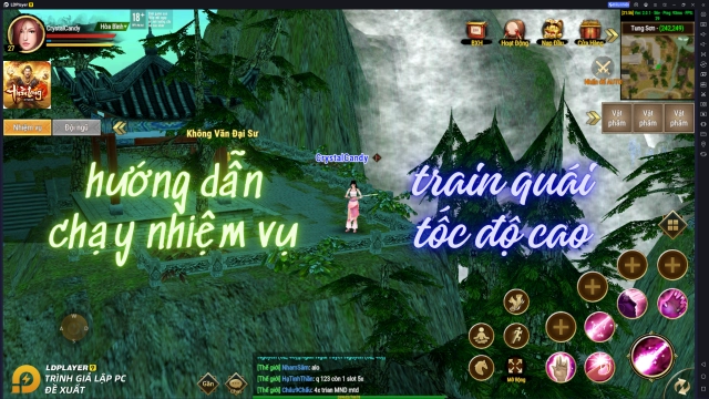 Thần Long Mobile: hướng dẫn tân thủ chạy nhiệm vụ và tăng cấp nhanh