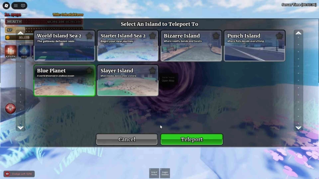Unlock Sea 2 and Go to Blue Planet Island