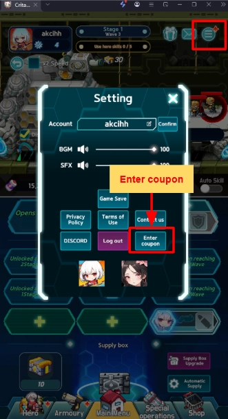 Critadel rush แจกโค้ด Giftcode อัปเดตเรื่อยๆ ไอเทมเพียบ!! พร้อมวิธีกรอก