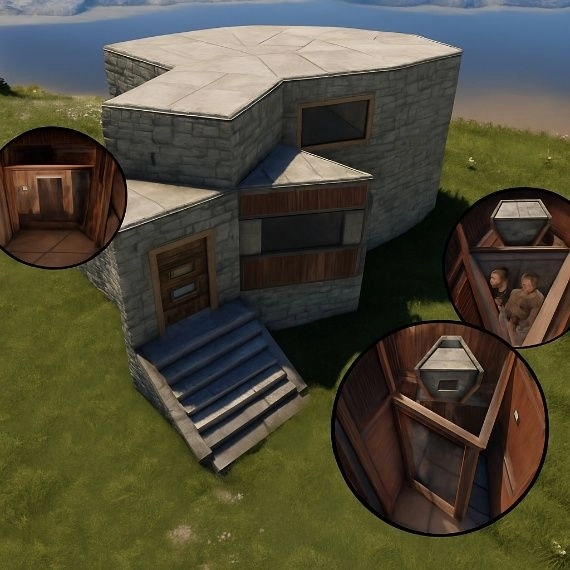 Rust Mobile คู่มือ Meta ฐานที่แข็งแรงที่สุด วิธีสร้างฐานแบบต่าง ๆ