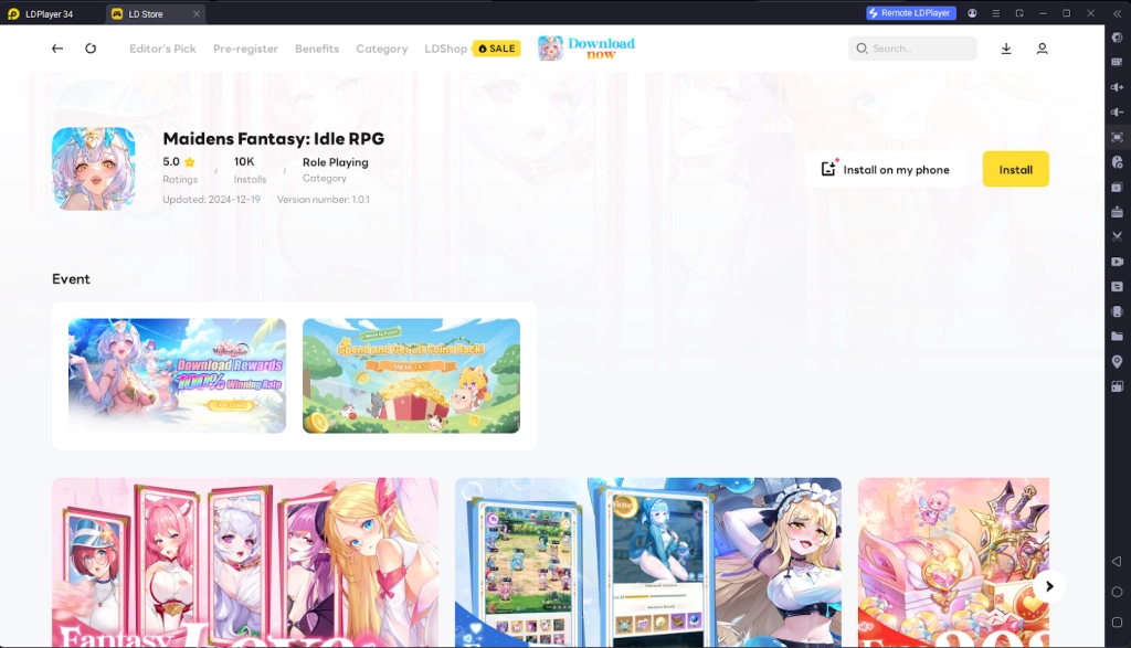 How to Download and Play Maidens Fantasy: Idle RPG on PC - Beginners Guide