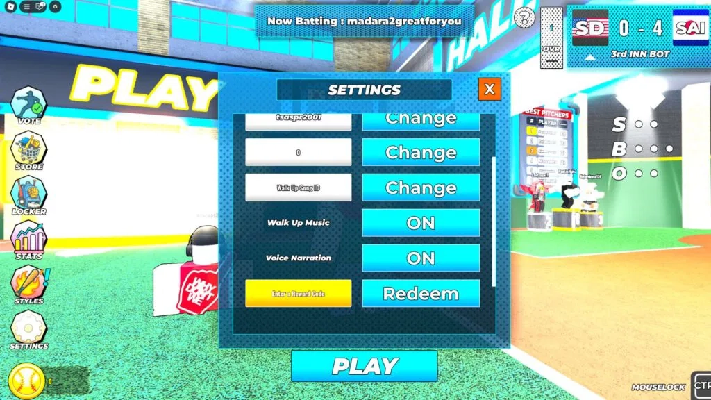Superstar Baseball โค้ดล่าสุด 2026 อัปเดตเรื่อยๆ