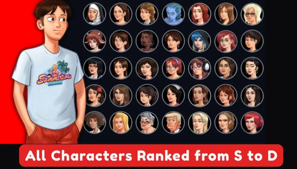 Summertime Saga Character Tier List Chart