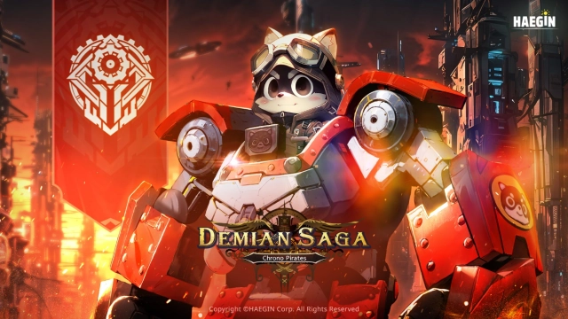 A Robot-Riding Raccoon Dog?! HAEGIN's "Demian Saga" Reveals New Hero "Ratchet"