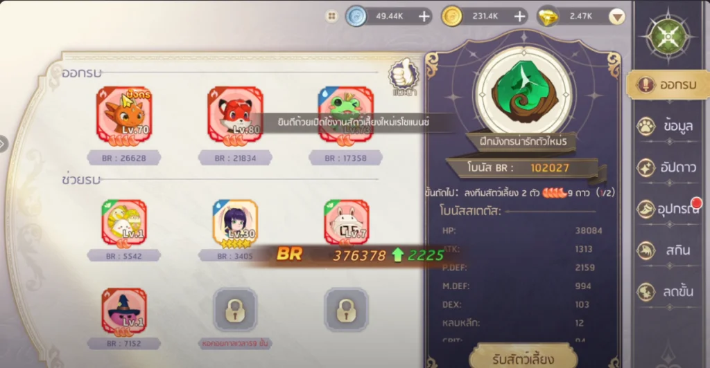 【ไกด์เกม】Dragoon Academy เทคนิคอัปเกรดสัตว์เลี้ยง ผู้ช่วย PVE และ PVP ตลอดเกมยาวๆ