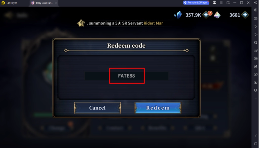 Holy Grail Returns แจกโค้ด Giftcode อัปเดตเรื่อยๆ ไอเทมเพียบ!! พร้อมวิธีกรอก