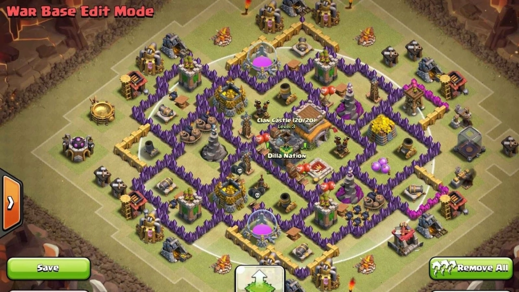 TH18 War Bases