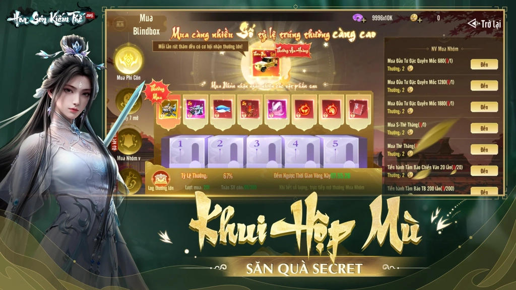 Full bộ code Hoa Sơn Kiếm Thế - Hướng dẫn cách nhập chi tiết
