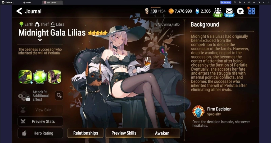 Epic Seven Limited Time Event Night Of The Last Succession Rewards Guide