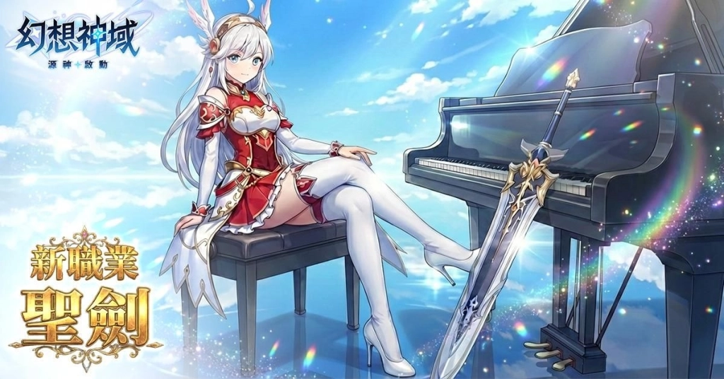 《幻想神域：源神啟動》全球版新職業「聖劍」聖光降臨！攜手人氣鋼琴女神「Pan Piano」展開首度驚喜聯動