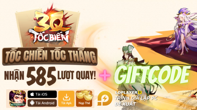 3Q Tốc Biến: tổng hợp giftcode, hướng dẫn cách nhập code