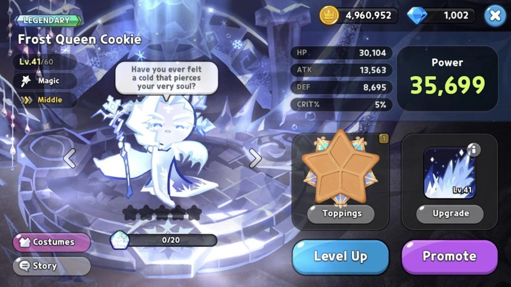 Who is Cookie Run Kingdom Frost Queen Cookie