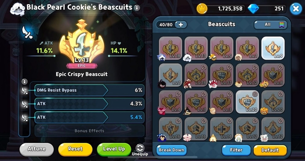 Best CRK Black Pearl Cookie Beascuit Setups