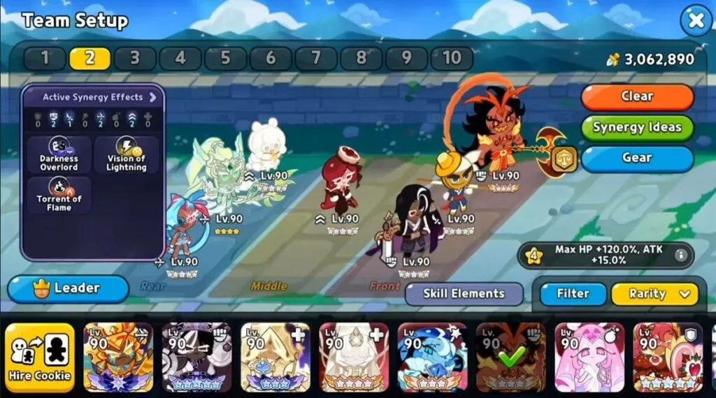 Recommended Cookies and Builds