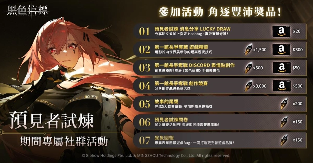 《黑色信標》 2025年 1月 8日 「預見者試煉」 全球啟動
