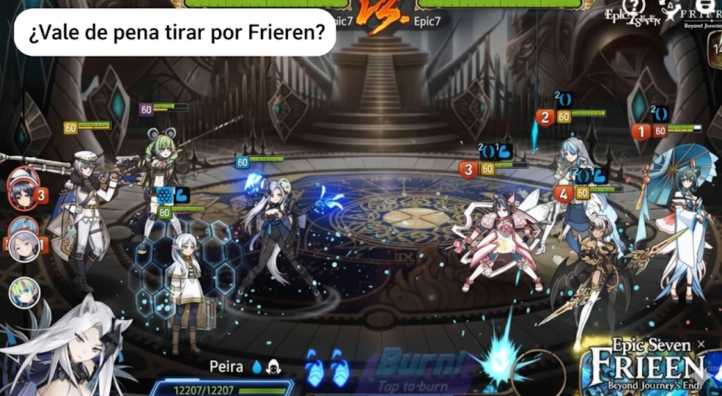 Epic Seven y Frieren: Beyond Journey's End